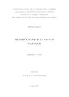 prikaz prve stranice dokumenta Metodički postupci u nastavi Solfeggia