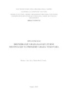 prikaz prve stranice dokumenta Brendiranje grada kao kulturne destinacije na primjeru grada Vukovara