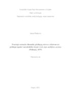 prikaz prve stranice dokumenta Praćenje sezonske dinamike pčelinjeg otrova s obzirom na pčelinju ispašu i metaboličke uvjete vrste Apis mellifera carnica (Pollman, 1879)