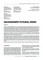 MANAGEMENT IN RURAL AREAS