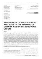 prikaz prve stranice dokumenta PRODUCTION OF POULTRY MEAT AND EGGS IN THE REPUBLIC OF CROATIA AND IN THE EUROPEAN UNION
