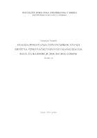 prikaz prve stranice dokumenta Analiza poslovanja i financijskog stanja društva Vinkovački vodovod i kanalizacija d.o.o. za razdoblje 2010. do 2014. godine
