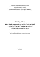 prikaz prve stranice dokumenta Restrukturiranje lanca poljoprivrednih ljekarni u sklopu poljoprivredno prehrambenog koncerna  