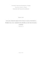 prikaz prve stranice dokumenta Analiza profitabilnosti poslovanja poduzeća Podravka d.d. tijekom razdoblja od 2010. do 2014. godine