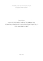 prikaz prve stranice dokumenta Analiza materijalnih i nematerijalnih kompenzacija državnih agencija u Republici Hrvatskoj