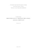 prikaz prve stranice dokumenta Mirovinski sustav u Republici Hrvatskoj- analiza održivosti