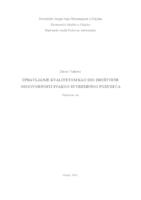 prikaz prve stranice dokumenta Upravljanje kvalitetom kao dio društvene odgovornosti svakog suvremenog poduzeća