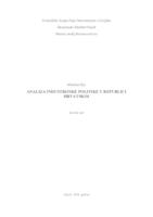 prikaz prve stranice dokumenta Analiza industrijske politike u Republici Hrvatskoj