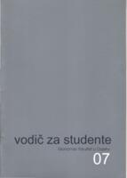 prikaz prve stranice dokumenta Vodič za studente 07: Ekonomski fakultet u Osijeku 
