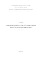 prikaz prve stranice dokumenta ELEKTRONIČKI MEDIJI KAO IZAZOV MEĐUNARODNE TRGOVINE U GLOBALNOM KONTEKSTU