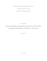 prikaz prve stranice dokumenta Analiza financijskih izvještaja poduzeća Kraš d.d. od 2013. do 2015. i usporedba s konkurentima - Kandit d.o.o. i Zvečevo d.d.