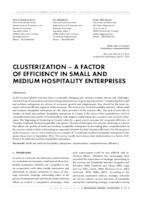 prikaz prve stranice dokumenta CLUSTERIZATION – A FACTOR OF EFFICIENCY IN SMALL AND MEDIUM HOSPITALITY ENTERPRISES