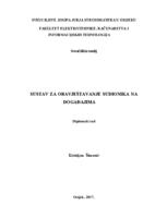 prikaz prve stranice dokumenta Sustav za obavještavanje sudionika na događajima