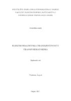 prikaz prve stranice dokumenta Elektromagnetska tranzijentnost u transformatorima