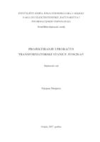 prikaz prve stranice dokumenta Projektiranje i proračun transformatorske stanice 35/10(20) kV