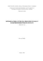 prikaz prve stranice dokumenta Optimizacijska funkcija procjene stanja u elektroenergetskom sustava
