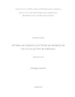 prikaz prve stranice dokumenta Optimalna ponuda elektrane na biomasu na tržištu električne energije