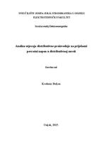 prikaz prve stranice dokumenta Analiza utjecaja distribuirane proizvodnje na prijelazni povratni napon u distributivnoj mreži