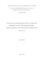 prikaz prve stranice dokumenta Estimacija magnetskog polja u okolišu distributivnog transformatora simulacijom u ANSYS Maxwell programu