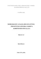 prikaz prve stranice dokumenta Modeliranje i analiza reluktantnog induktivnog senzora zakreta korištenjem FEM alata