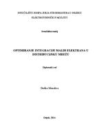 prikaz prve stranice dokumenta Optimiranje integracije malih elektrana u distribucijsku mrežu