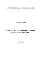 prikaz prve stranice dokumenta Postupci obnavljanja i recikliranja dotrajalih automobila