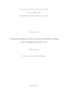 prikaz prve stranice dokumenta Conceptual metaphors and the construal of the global economic crisis: a cognitive-contrastive view