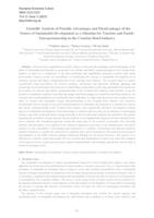 Scientific Analysis of Possible Advantages and Disadvantages of the Future of Sustainable Development as a Stimulus for Tourism and Family Entrepreneurship in the Croatian Hotel Industry