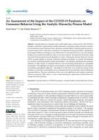 An Assessment of the Impact of the COVID-19 Pandemic on Consumer Behavior Using the Analytic Hierarchy Process Model