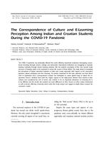 prikaz prve stranice dokumenta The Correspondence of Culture and E-Learning Perception Among Indian and Croatian Students During the COVID-19 Pandemic