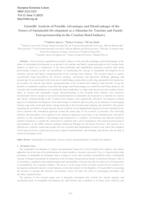 prikaz prve stranice dokumenta Scientific Analysis of Possible Advantages and Disadvantages of the Future of Sustainable Development as a Stimulus for Tourism and Family Entrepreneurship in the Croatian Hotel Industry