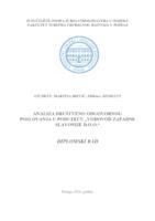 prikaz prve stranice dokumenta Analiza društveno odgovornog poslovanja u poduzeću "Vodovod zapadne Slavonije d.o.o."