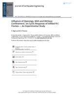 prikaz prve stranice dokumenta Influence of openings, with and without confinement, on cyclic response of infilled R-C frames: an experimental study