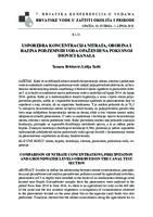 prikaz prve stranice dokumenta Usporedba koncentracija nitrata, oborina i razina podzemnih voda opaženih na pokusnoj dionici kanala