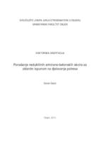 prikaz prve stranice dokumenta Ponašanje neduktilnih armirano-betonskih okvira sa zidanim ispunom na djelovanje potresa