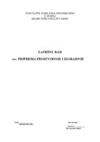 prikaz prve stranice dokumenta Priprema proizvodnje i izgradnje