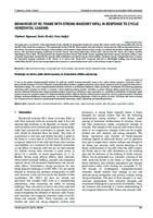prikaz prve stranice dokumenta Behaviour of RC frame with strong masonry infill in response to cyclic horizontal loading