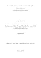 prikaz prve stranice dokumenta Primjena elektroforetskih tehnika u analizi nukleinskih kiselina