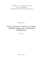 Primjene linearnih običnih diferencijalnih jednadžbi drugog reda s konstantnim koeficijentima