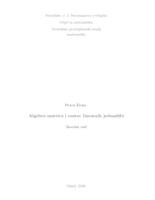 prikaz prve stranice dokumenta Algebra matrica i sustav linearnih jednadžbi