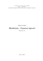 prikaz prve stranice dokumenta Blockchain - pametni ugovori