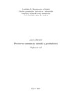 prikaz prve stranice dokumenta Prostorno-vremenski modeli u geostatici