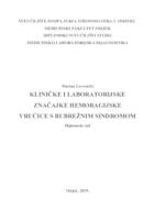 Kliničke i laboratorijske značajke hemoragijske vrućice s bubrežnim sindromom