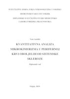 Kvantitativna analiza mikrokimerizma u perifernoj krvi oboljelih od sistemske skleroze