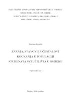 Znanja, stavovi i učestalost kockanja u populaciji studenata Sveučilišta u Osijeku