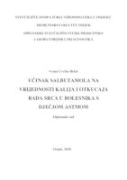 Učinak salbutamola na vrijednosti kalija i otkucaja rada srca u bolesnika s dječjom astmom