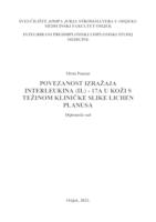 Povezanost izražaja interleukina (IL)-17A u koži s težinom kliničke slike lichen planusa