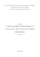 Utjecaj udruga bolesnika na kvalitetu života neuroloških bolesnika