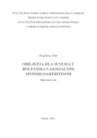 Obilježja HLA sustava u bolesnika s aksijalnim spondiloatritisom