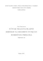 Učinak trajanja hladne ishemije na odgođenu funkciju bubrežnog presatka